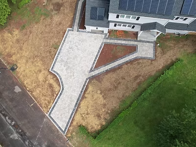 Paver and Stone work , paver patio with walkways